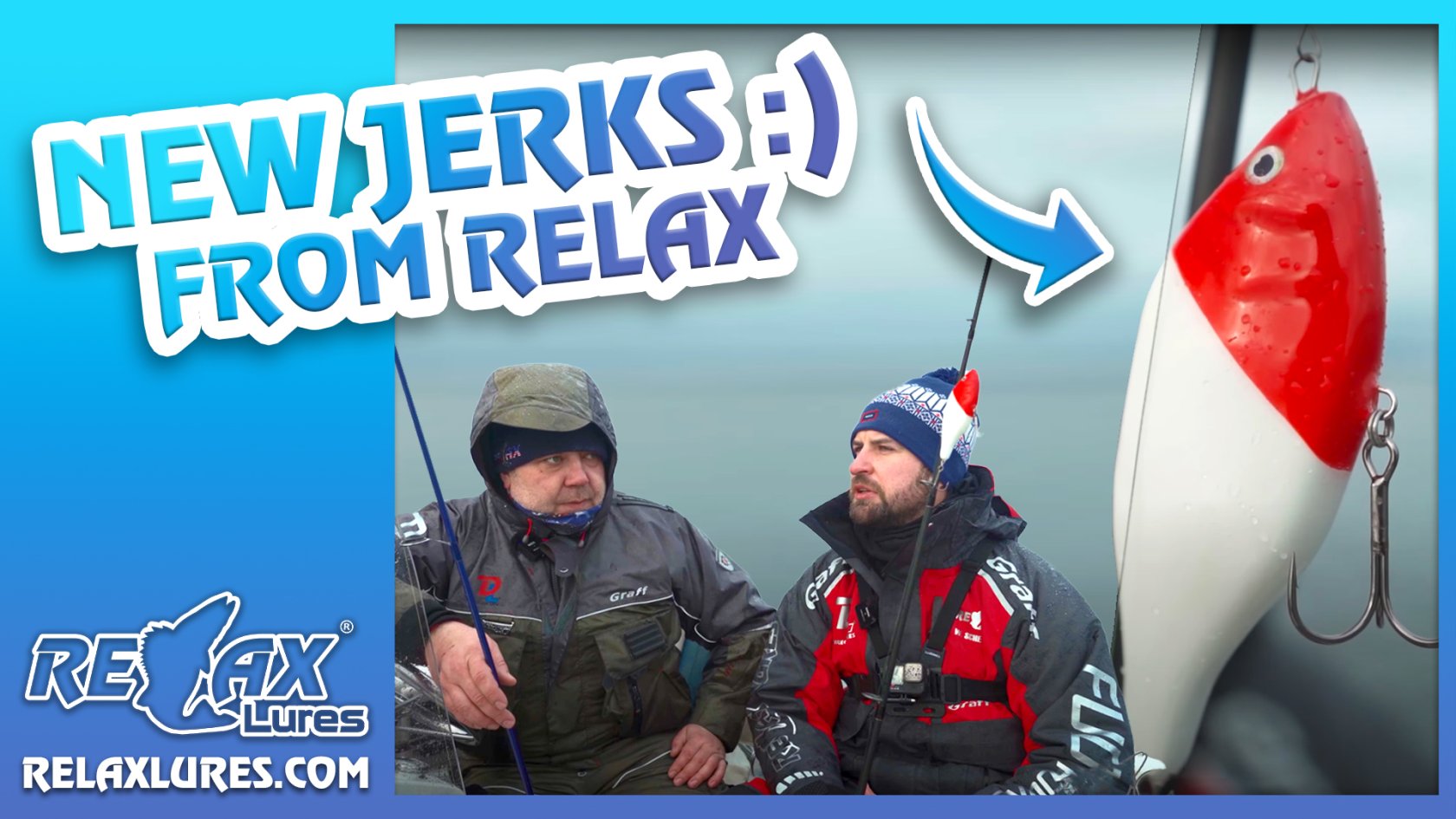 NEW PRODUCTS IN OFFER - RELAX JERKS - RELAX LURES